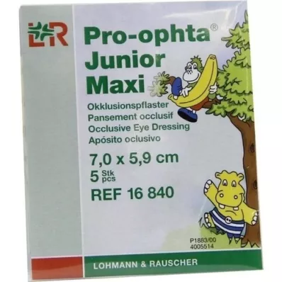 PRO-OPHTA Junior maxi Okklusionspflaster, 5 St