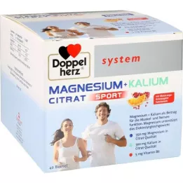 DOPPELHERZ Magnesium+Kalium Citrat system Granulat, 40 St
