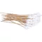 WATTESTÄBCHEN Holz 15 cm großer Kopf, 50 St