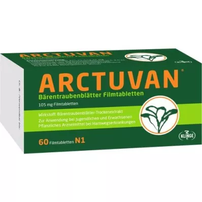ARCTUVAN Bärentrauben Filmtabletten, 60 St
