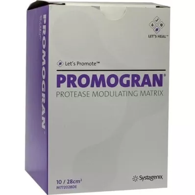 PROMOGRAN 28 qcm steril Tamponaden, 10 St