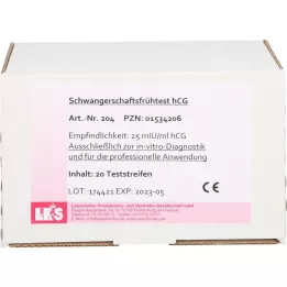 SCHWANGERSCHAFTS-FRÜHTEST hCG Teststreifen Urin, 20 St