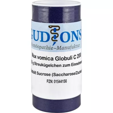 NUX VOMICA C 200 Einzeldosis Globuli, 0.5 g