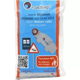 ROADBAG Taschen-WC/Nottoilette für Männer, 5 St