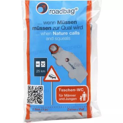 ROADBAG Taschen-WC/Nottoilette für Männer, 5 St ROADBAG Taschen-WC/Nottoilette für Männer, 5 St