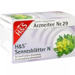 H&amp;S Sennesblätter N Filterbeutel, 20X1.0 g