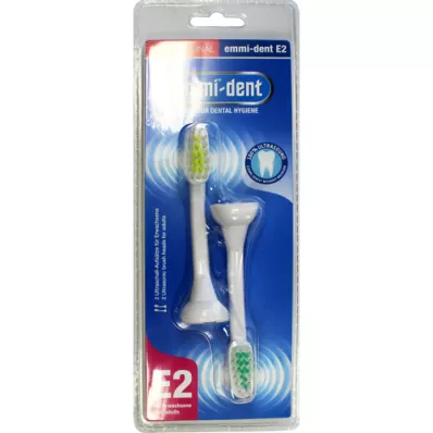 EMMI-DENT Ultraschall Bürstenkopf Erwachsene, 2 St