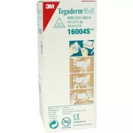 TEGADERM 3M Pflaster 10 cmx2 m Rolle 16004S, 1 St