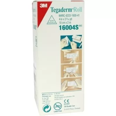 TEGADERM 3M Pflaster 10 cmx2 m Rolle 16004S, 1 St