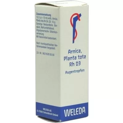 ARNICA PLANTA tota Rh D 3 Augentropfen, 10 ml