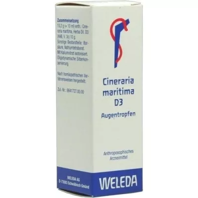 CINERARIA maritima D 3 Augentropfen, 10 ml CINERARIA maritima D 3 Augentropfen, 10 ml