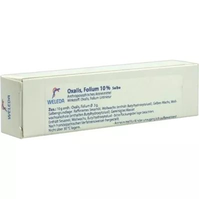OXALIS FOLIUM 10% Salbe, 25 g
