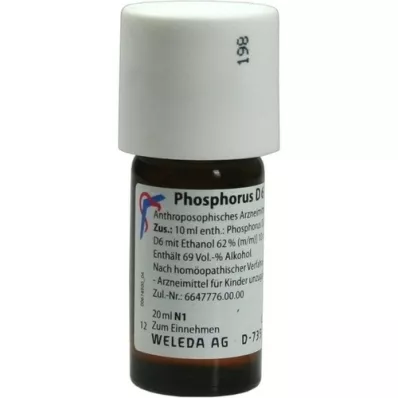 PHOSPHORUS D 6 Dilution, 20 ml