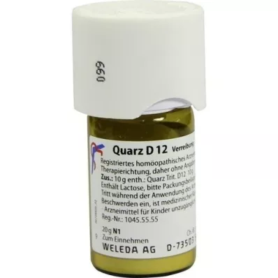 QUARZ D 12 Trituration, 20 g