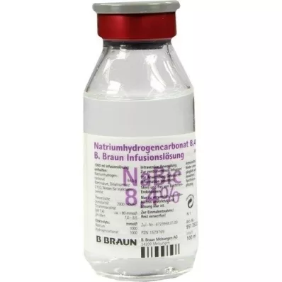 NATRIUMHYDROGENCARBONAT B.Braun 8,4% Glas, 100 ml