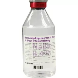 NATRIUMHYDROGENCARBONAT B.Braun 8,4% Glas, 250 ml