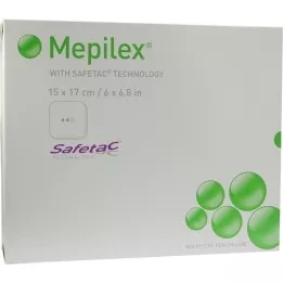 MEPILEX 15x17 cm Schaumverband, 5 St