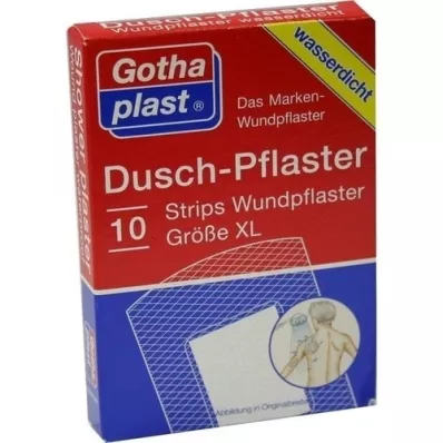 GOTHAPLAST Duschpflaster XL 48x70 mm, 10 St