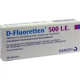 D FLUORETTEN 500 Tabletten, 30 St
