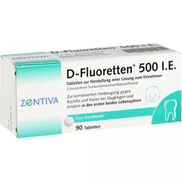 D FLUORETTEN 500 Tabletten, 90 St