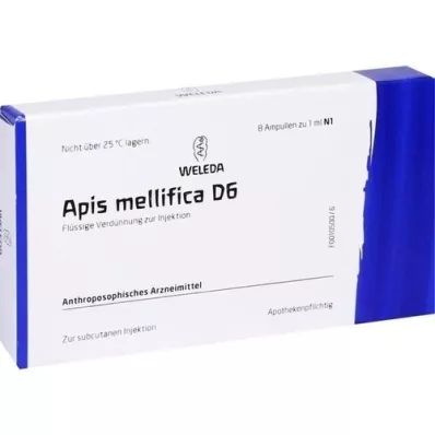 APIS MELLIFICA D 6 Ampullen, 8 St