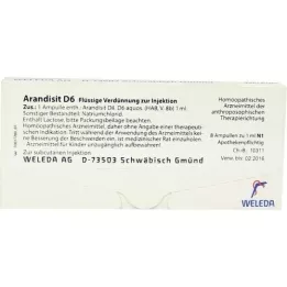 ARANDISIT D 6 Ampullen, 8X1 ml