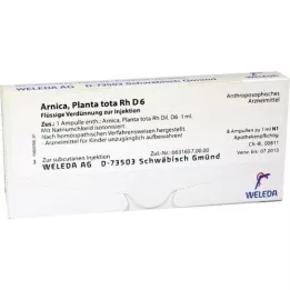 ARNICA PLANTA tota Rh D 6 Ampullen, 8X1 ml