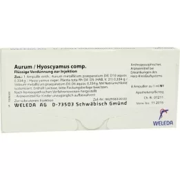 AURUM/HYOSCYAMUS comp.Ampullen, 8X1 ml