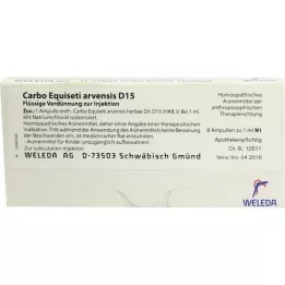 CARBO EQUISETI arvensis D 15 Ampullen, 8X1 ml