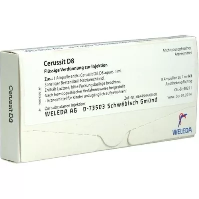 CERUSSIT D 8 Ampullen, 8X1 ml
