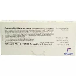 CHAMOMILLA/MALACHIT comp.Ampullen, 8X1 ml