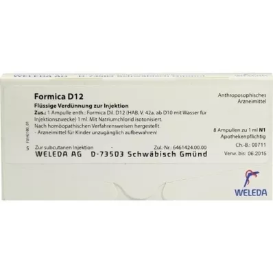 FORMICA D 12 Ampullen, 8X1 ml