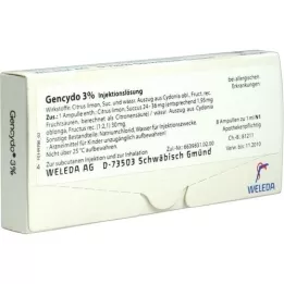 GENCYDO 3% Injektionslösung, 8 St