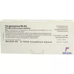 IRIS GERMANICA Rh D 3 Ampullen, 8X1 ml