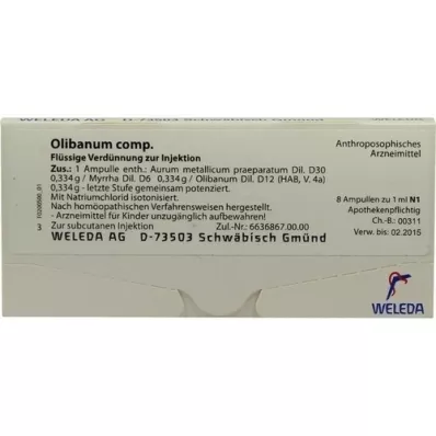 OLIBANUM COMP.Ampullen, 8X1 ml