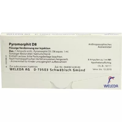 PYROMORPHIT D 8 Ampullen, 8X1 ml