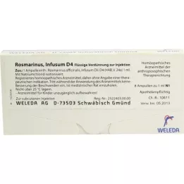 ROSMARINUS D 4 Ampullen, 8X1 ml