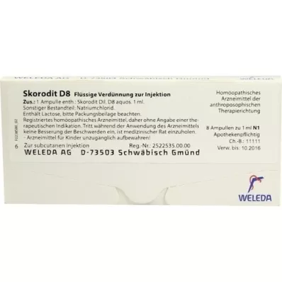 SKORODIT D 8 Ampullen, 8X1 ml