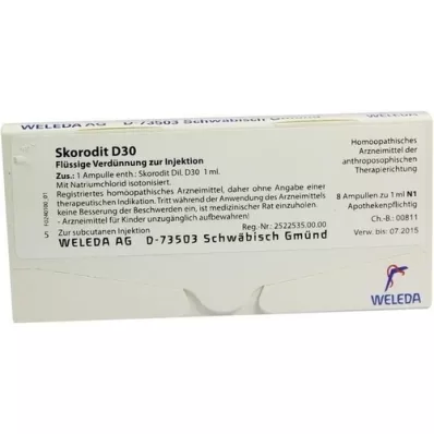 SKORODIT D 30 Ampullen, 8X1 ml