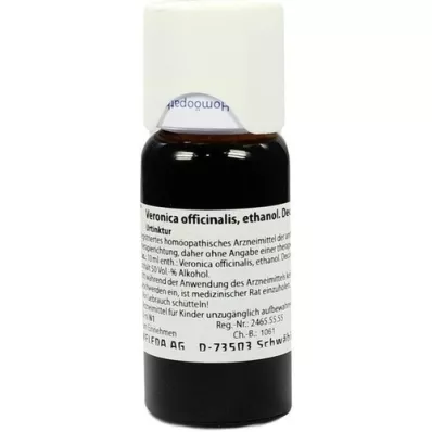 VERONICA OFFICINALIS Urtinktur D 1, 50 ml VERONICA OFFICINALIS Urtinktur D 1, 50 ml