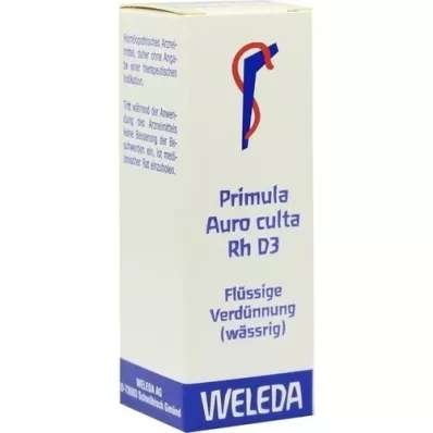PRIMULA AURO culta RH D 3 Dilution, 20 ml PRIMULA AURO culta RH D 3 Dilution, 20 ml