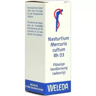 NASTURTIUM MERCURIO cultum Rh D 3 Dilution, 20 ml