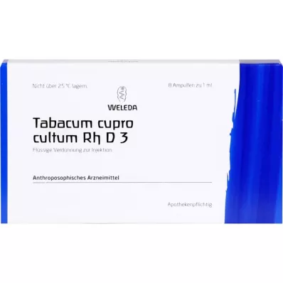 TABACUM CUPRO cultum Rh D 3 Ampullen, 8X1 ml