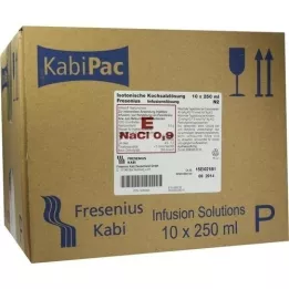 KOCHSALZLÖSUNG 0,9% Plastikfl.Fresenius, 10X250 ml