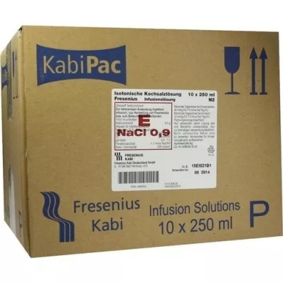 KOCHSALZLÖSUNG 0,9% Plastikfl.Fresenius, 10X250 ml