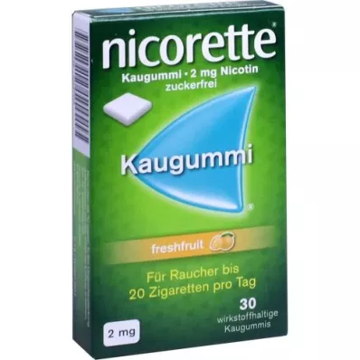 NICORETTE 2 mg freshfruit Kaugummi, 30 St NICORETTE 2 mg freshfruit Kaugummi, 30 St