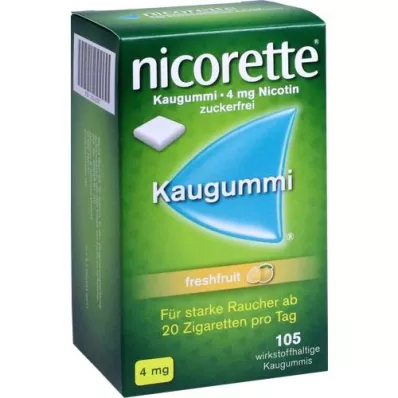 NICORETTE 4 mg freshfruit Kaugummi, 105 St