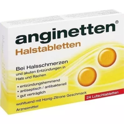 ANGINETTEN Halstabletten, 24 St