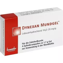 DYNEXAN Mundgel Zylinderampullen, 4X1.7 g