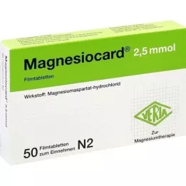 MAGNESIOCARD 2,5 mmol Filmtabletten, 50 St